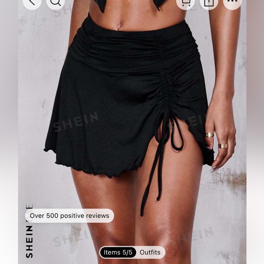 Black skirt